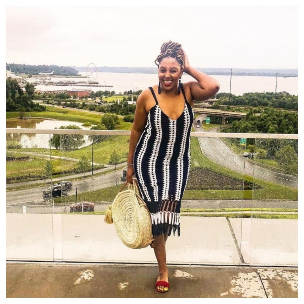 Zara striped crocheted dress - Picture 5 of 10